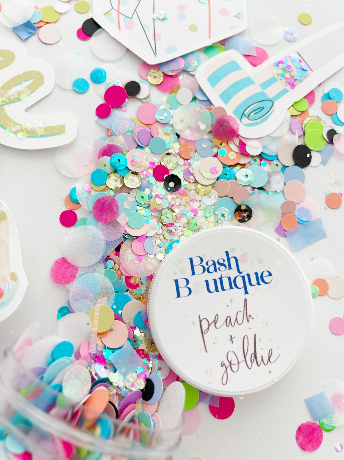Peach & Goldie x Bash Boutique "Happy Birthday" Confetti