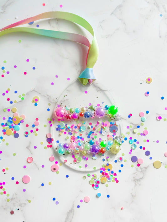 Confetti Easter Egg Tag