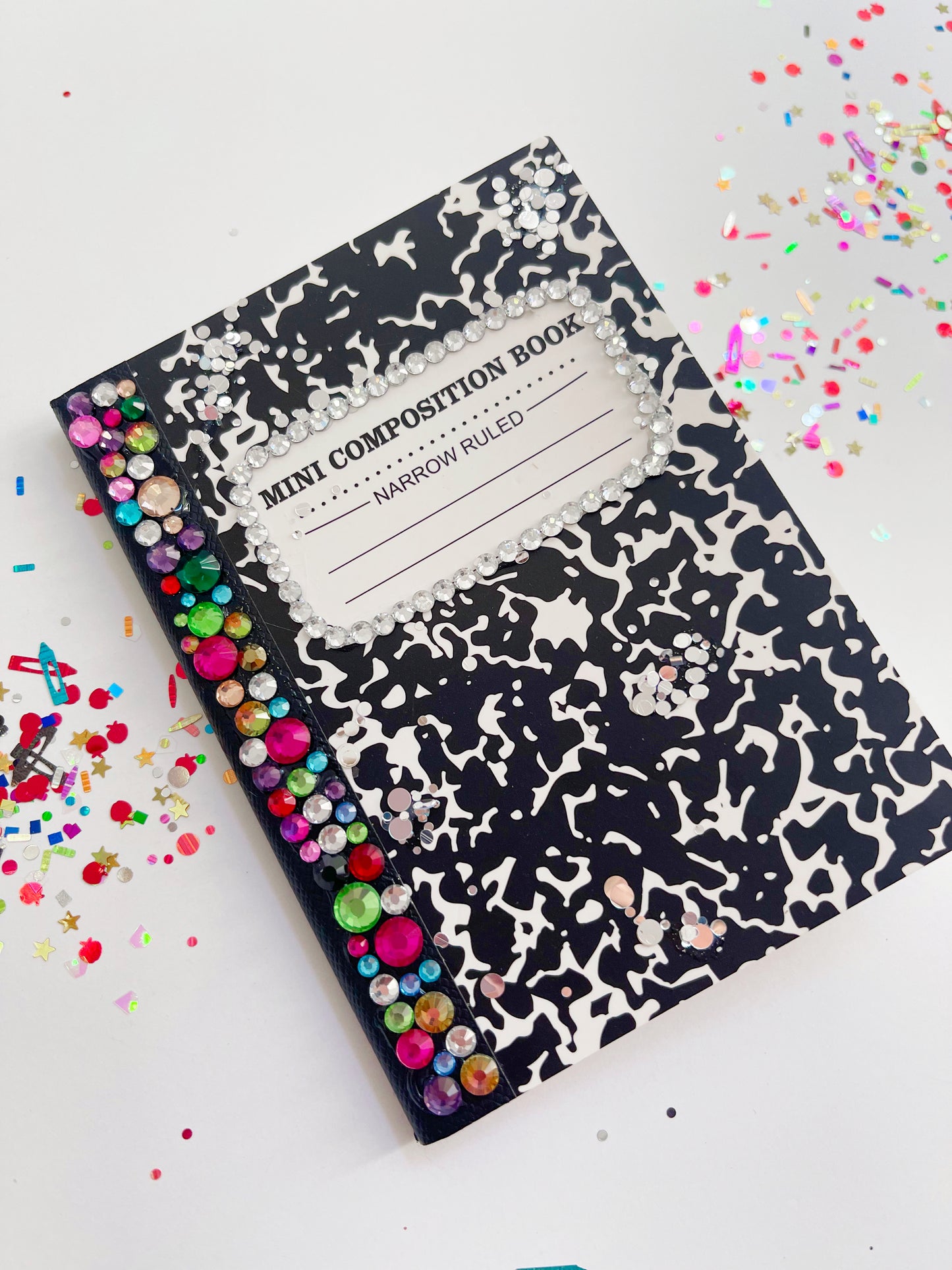 Mini Confetti Composition Book