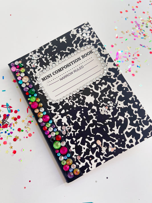 Mini Confetti Composition Book