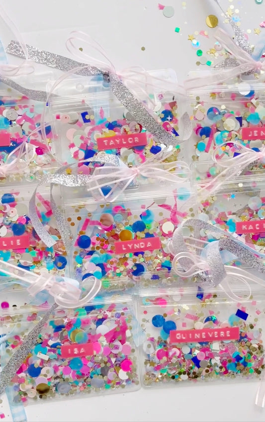 Custom Confetti Name Tag