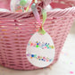 Confetti Easter Egg Tag