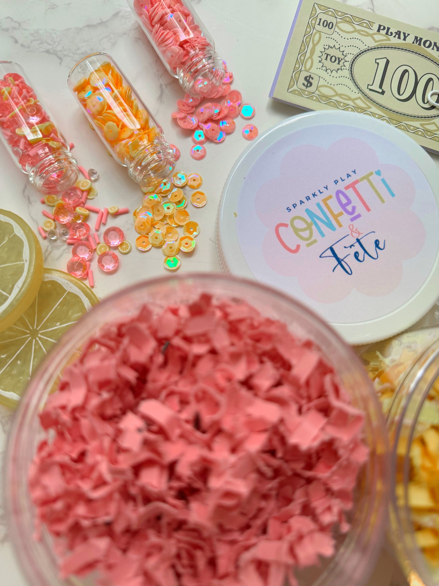 Pink Lemonade Confetti & Fete Kit